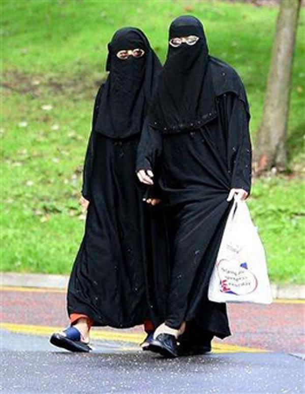 La burqa....