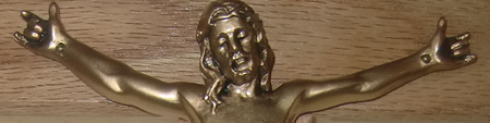 détail : Jésus dit je t'aime